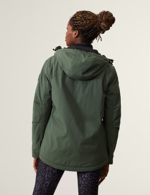 Half jacket with hood hot sale