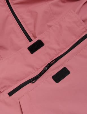 

Womens GOODMOVE Fleece Lined Half Zip Hooded Jacket - Dusted Pink, Dusted Pink