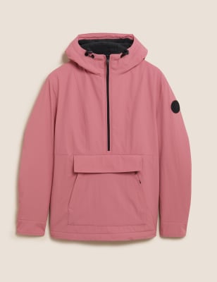 fleece lined hooded jacket women's