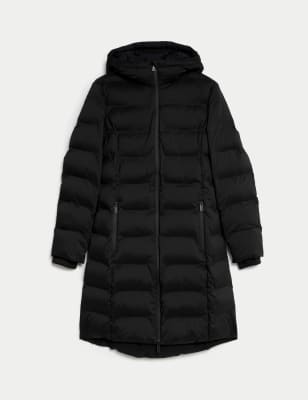 Marks and spencer hot sale black coats womens