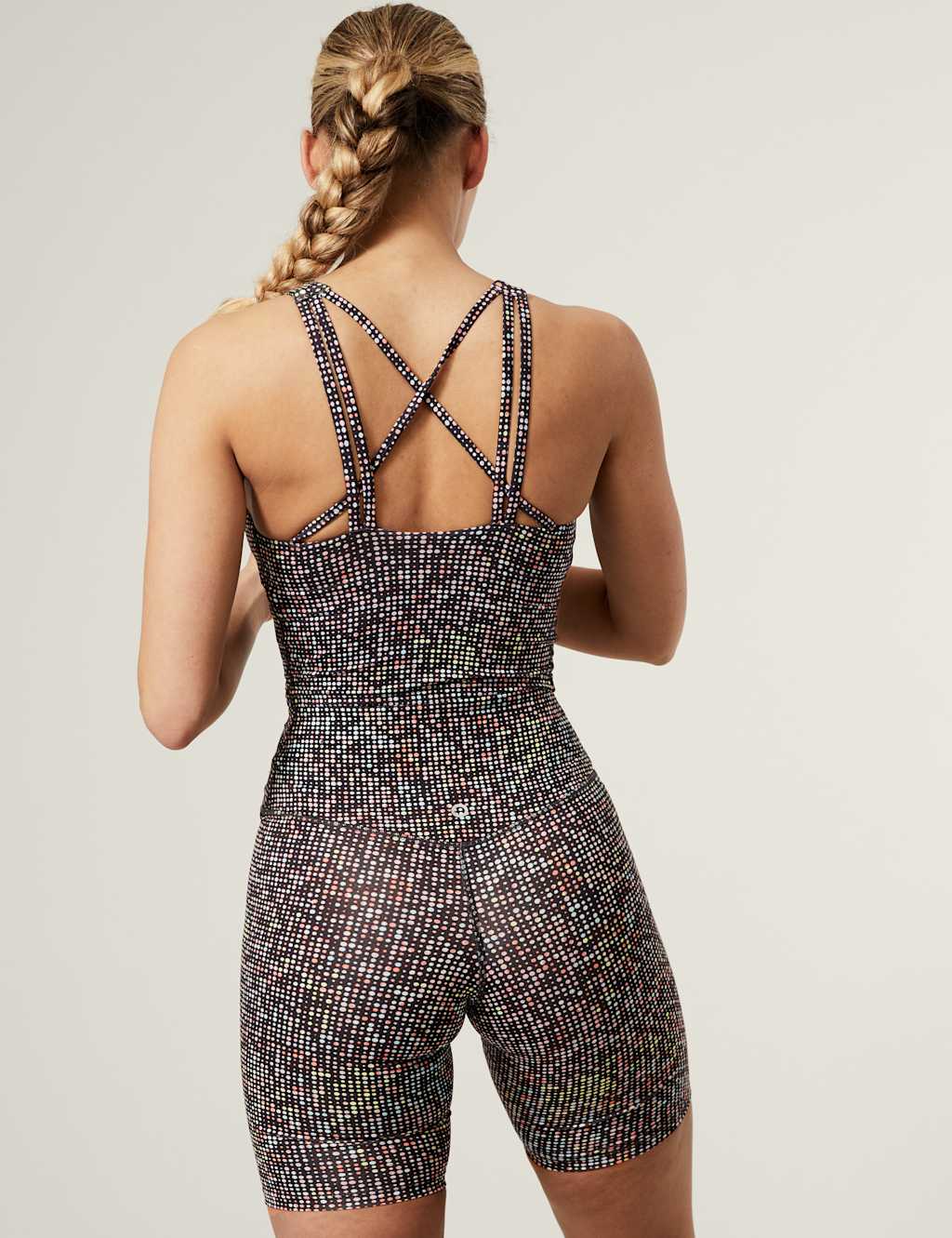 Go enfants Printed High Waisted Yoga Shorts image 3