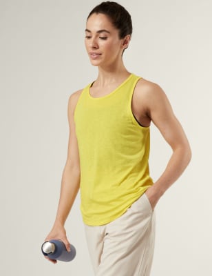 Scoop Neck Vest Top with Merino Wool - CZ