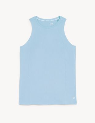 Pure Cotton Scoop Neck Relaxed Vest Top
