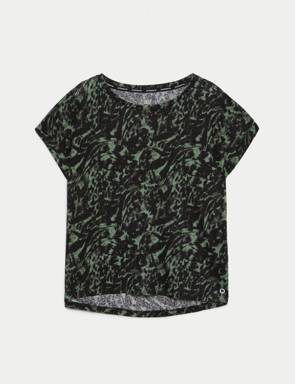 Printed Scoop Neck Relaxed T-Shirt image 2