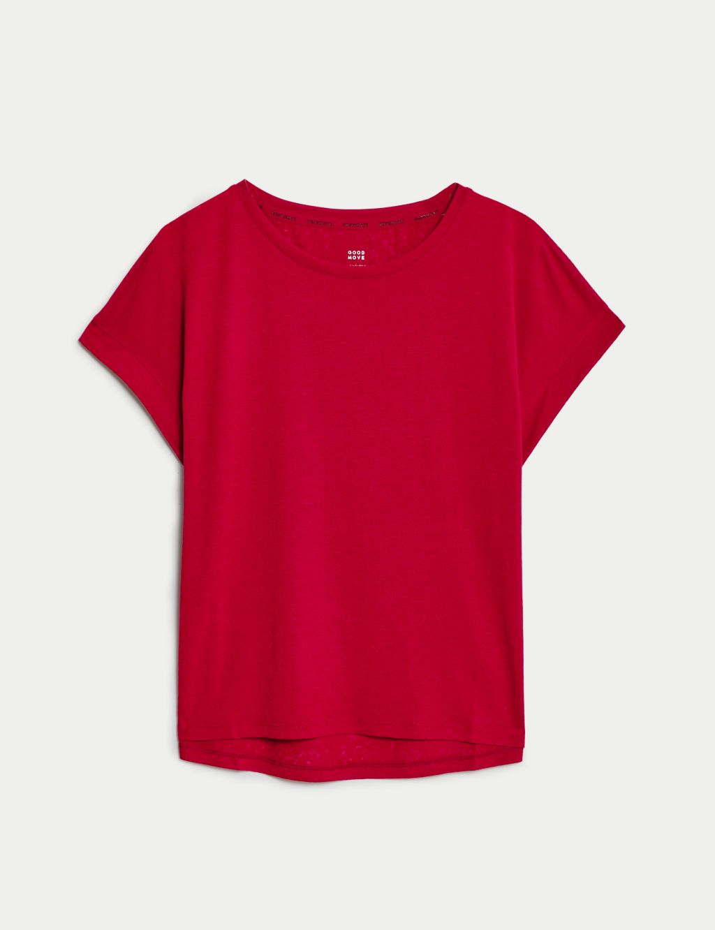 Lightweight Scoop Neck Relaxed T-Shirt image 2