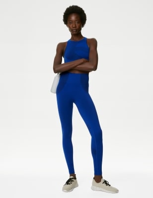 

Womens Goodmove Go Seamless High Waisted Gym Leggings - Cobalt, Cobalt