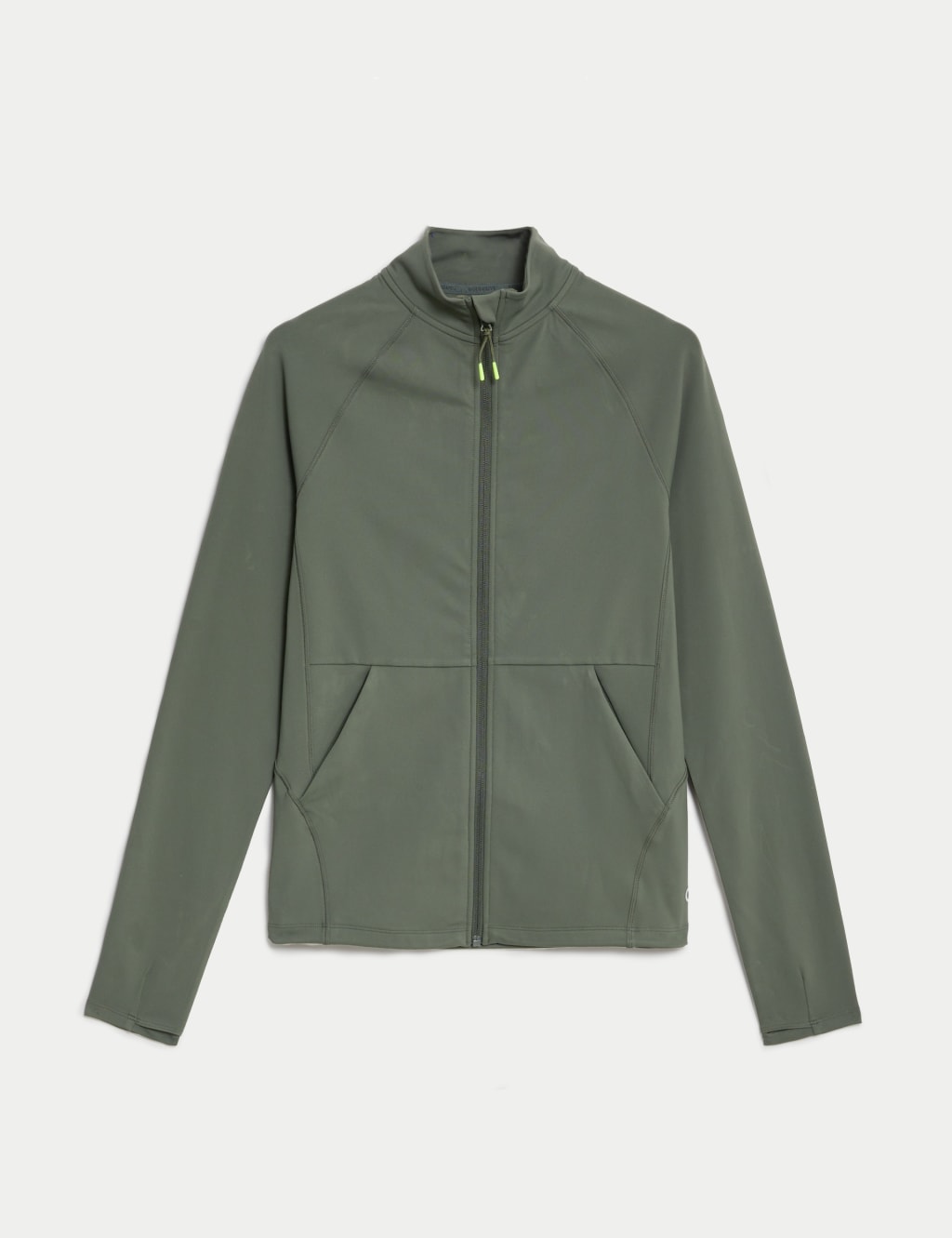 Funnel Neck Zip Up Walking Top image 2