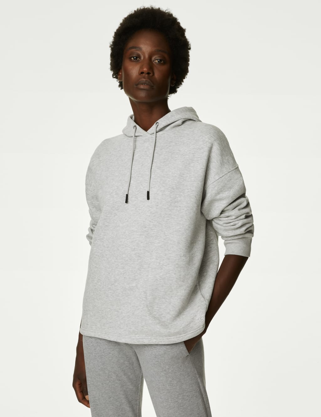 Cotton Rich Relaxed Hoodie image 4