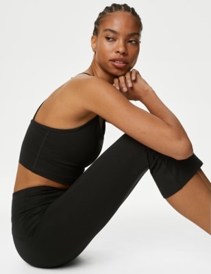 

Goodmove Go Balance - Leggings pesqueros de yoga acampanadosWomens - Black, Black