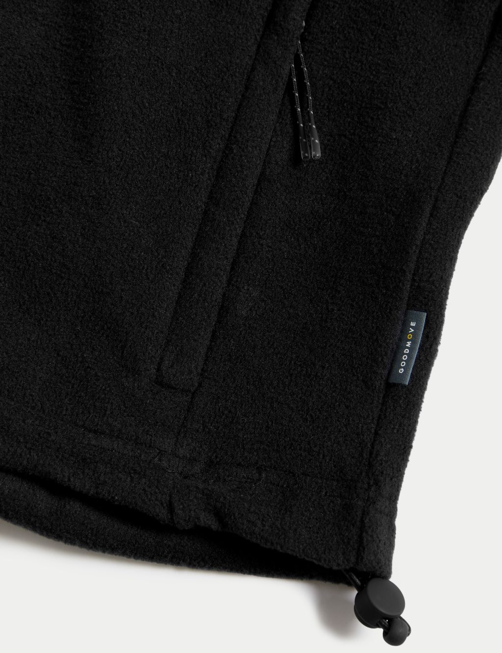 Half Zip Funnel Neck Cropped Fleece Jacket image 6