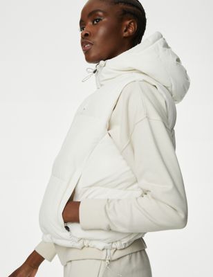 Stormwear™ Hooded Cropped Puffer Gilet - ES