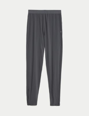 Woven High Waisted Tapered Track Pants