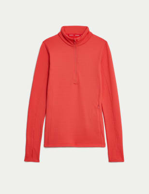 Thermal Textured Half Zip Running Top