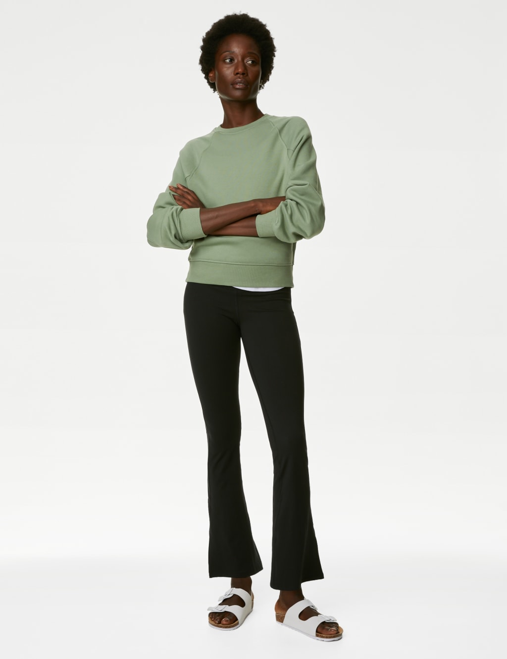 Cotton Rich Crew Neck Relaxed Sweatshirt image 4