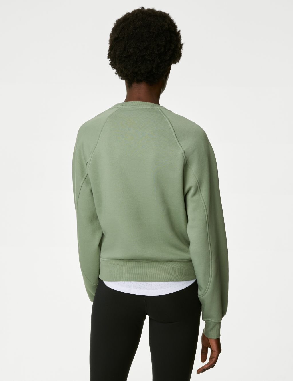 Cotton Rich Crew Neck Relaxed Sweatshirt image 5