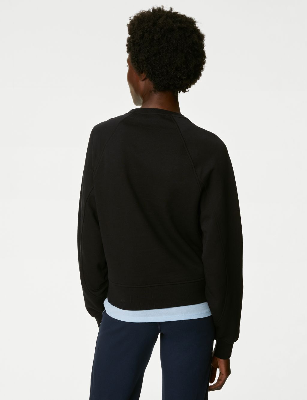 Cotton Rich Crew Neck Relaxed Sweatshirt image 5