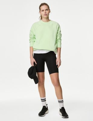 

Womens Goodmove Cotton Rich Crew Neck Sweatshirt - Pale Green, Pale Green