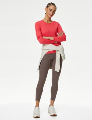 

Womens Goodmove Yoga-Oberteil mit U-Ausschnitt und Wickeldetail hinten - Strawberry, Strawberry