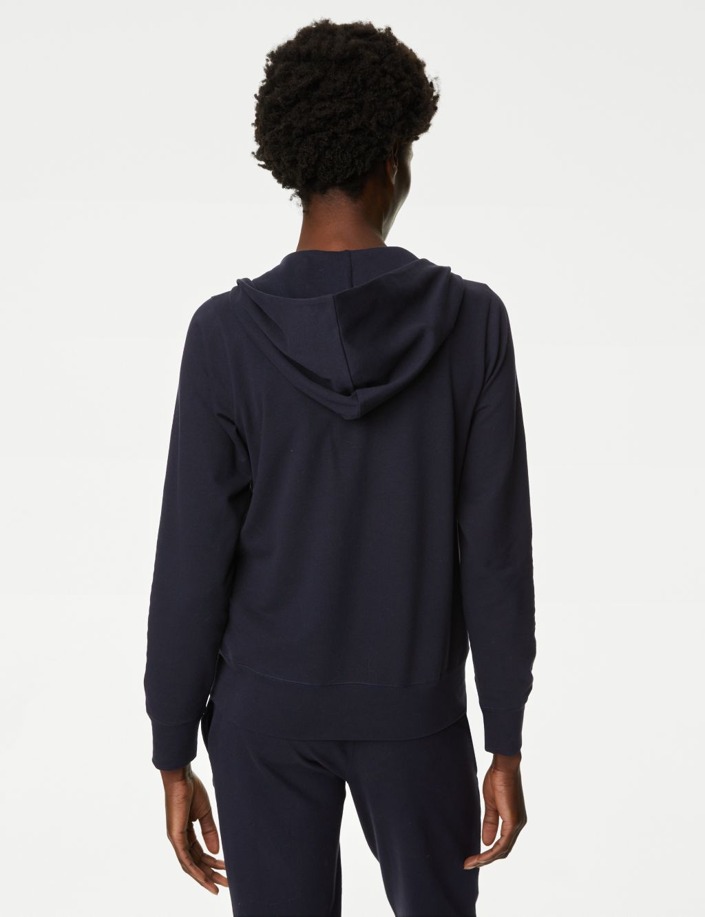 Cotton Rich Relaxed Zip Up Hoodie image 5