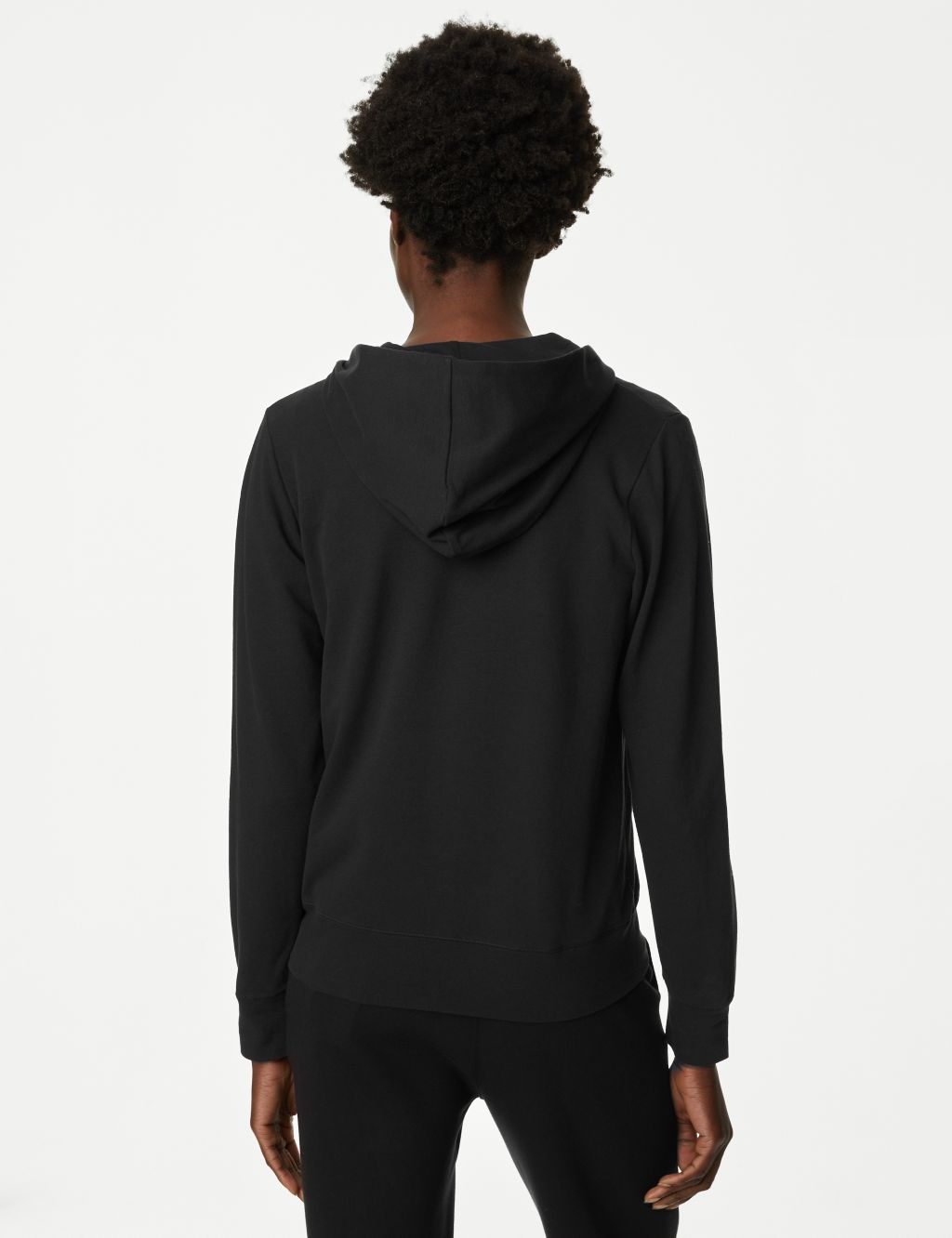 Cotton Rich Relaxed Zip Up Hoodie image 5