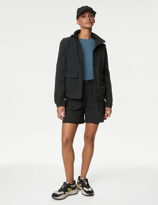 Goodmove Womens Convertible Sports Jacket with Stormwear - 8 - Black, Black