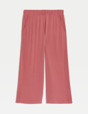 Modal Rich High Waisted Wide Leg Culottes