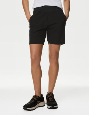 Goodmove Womens Relaxed Walking Shorts - 10 - Black, Black