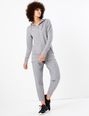 Jogging coupe fusel&eacute;e en coton