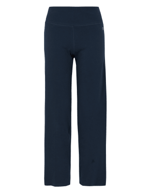 

Womens GOODMOVE Cotton Rich Side Stripe Straight Leg Joggers - Navy, Navy
