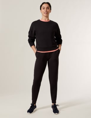 

Goodmove Pantalón deportivo ajustado de cintura alta con bajosWomens - Carbon, Carbon