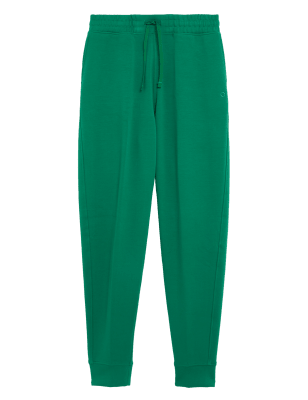 

Womens GOODMOVE Cuffed High Waisted Tapered Joggers - Pine Green, Pine Green