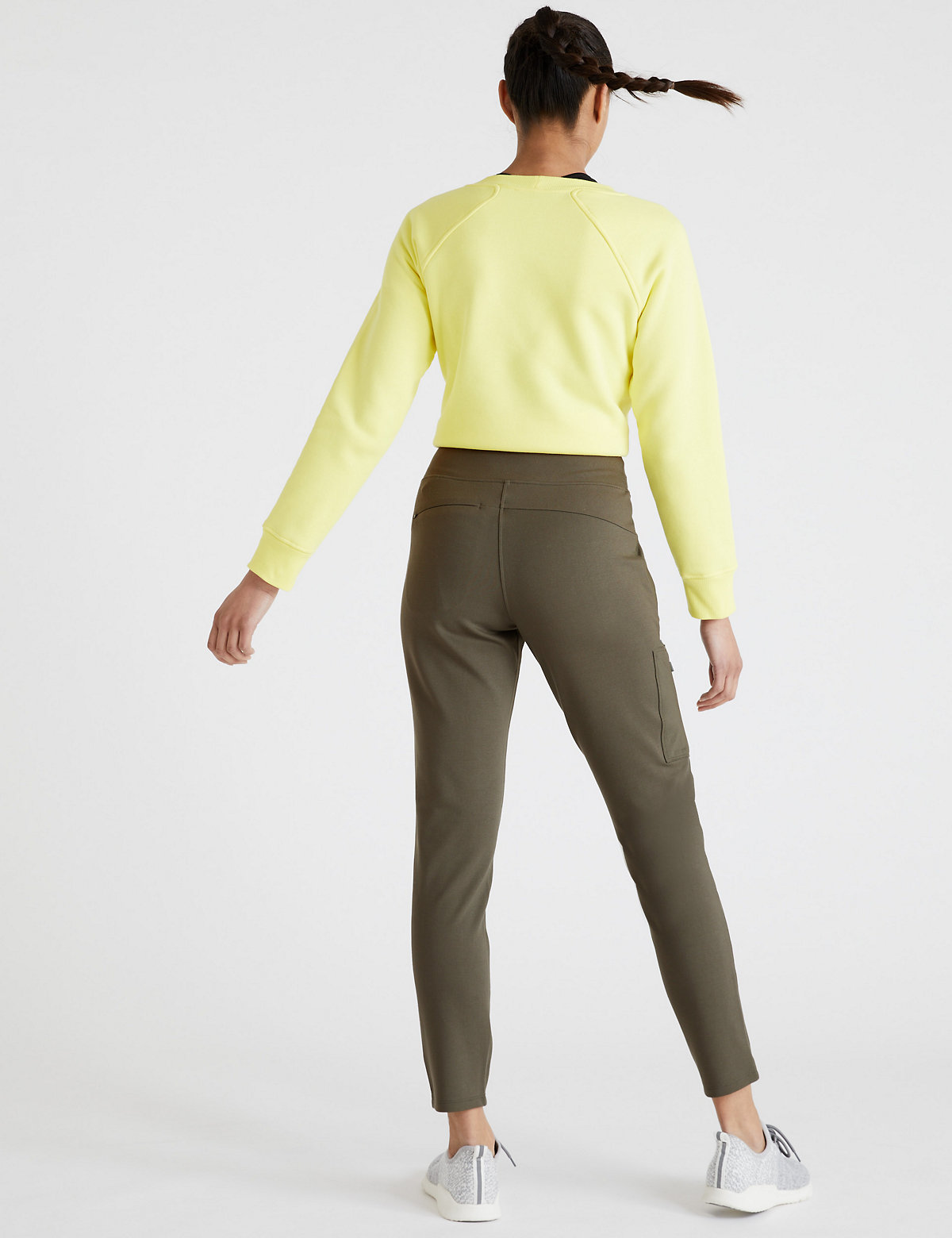 Utility High Waisted Walking Trousers