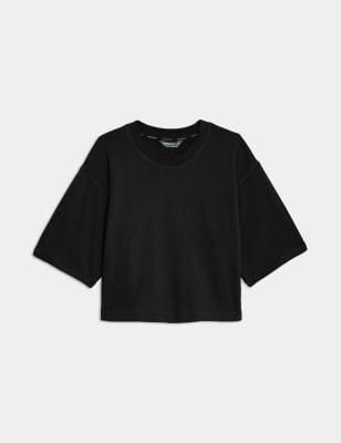 Black Short Sleeve Tops