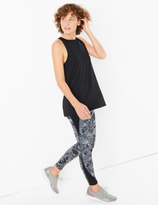 Leggings avec imprim&eacute; et poches