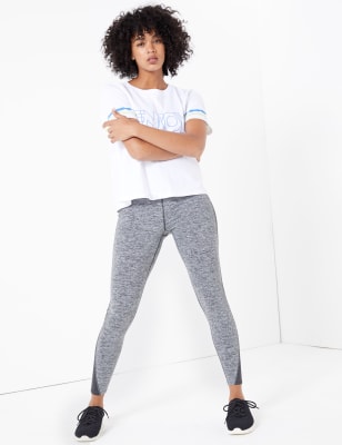 Wo Leggings de sport Go Move - Grey Marl