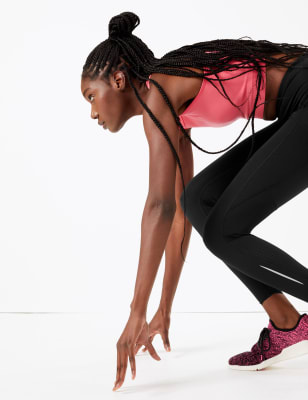 Go Train-fitnesslegging met panden van gaasstof