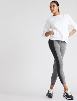 

GOODMOVE Go Move - Leggings 7/8 para gimnasioWomens - Grey Marl, Grey Marl