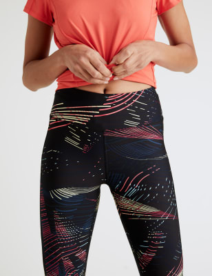 Go Move Gemusterte 7 8 Sportleggings