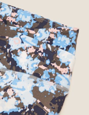 

Womens GOODMOVE Go Balance High Waisted Yoga Leggings - Blue Mix, Blue Mix