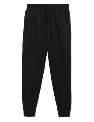 

Womens GOODMOVE Cotton Rich Quilted Joggers - Black, Black