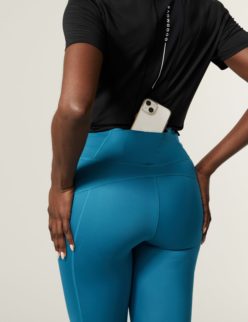 Go Move High Waisted 7/8 Gym Leggings image 5