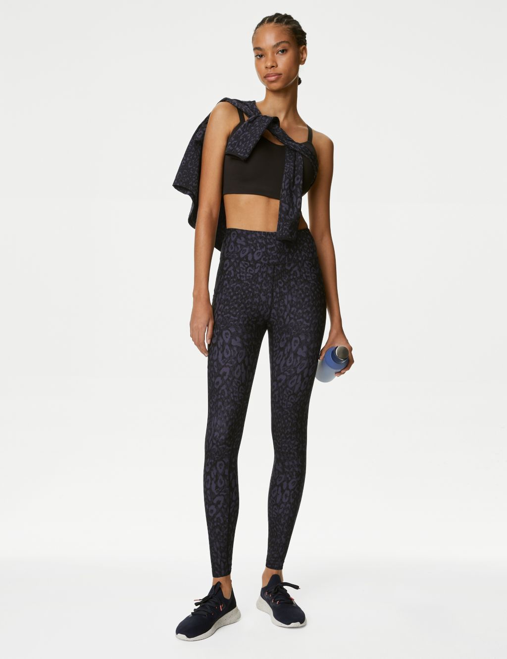 niveau Fitness Voorschrijven Go Move Printed High Waisted Gym Leggings | Goodmove | M&S