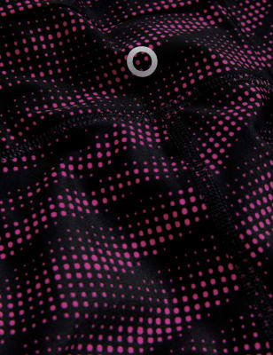 

Womens Goodmove Go Train Printed Gym Leggings - Bright Pink Mix, Bright Pink Mix