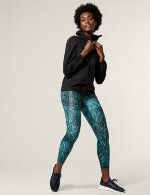 Go Train Printed Gym Leggings - BE