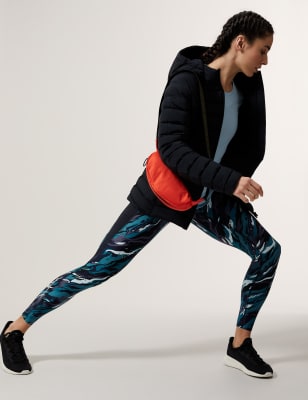 

Womens GOODMOVE Go Train Printed Gym Leggings - Lilac Mix, Lilac Mix