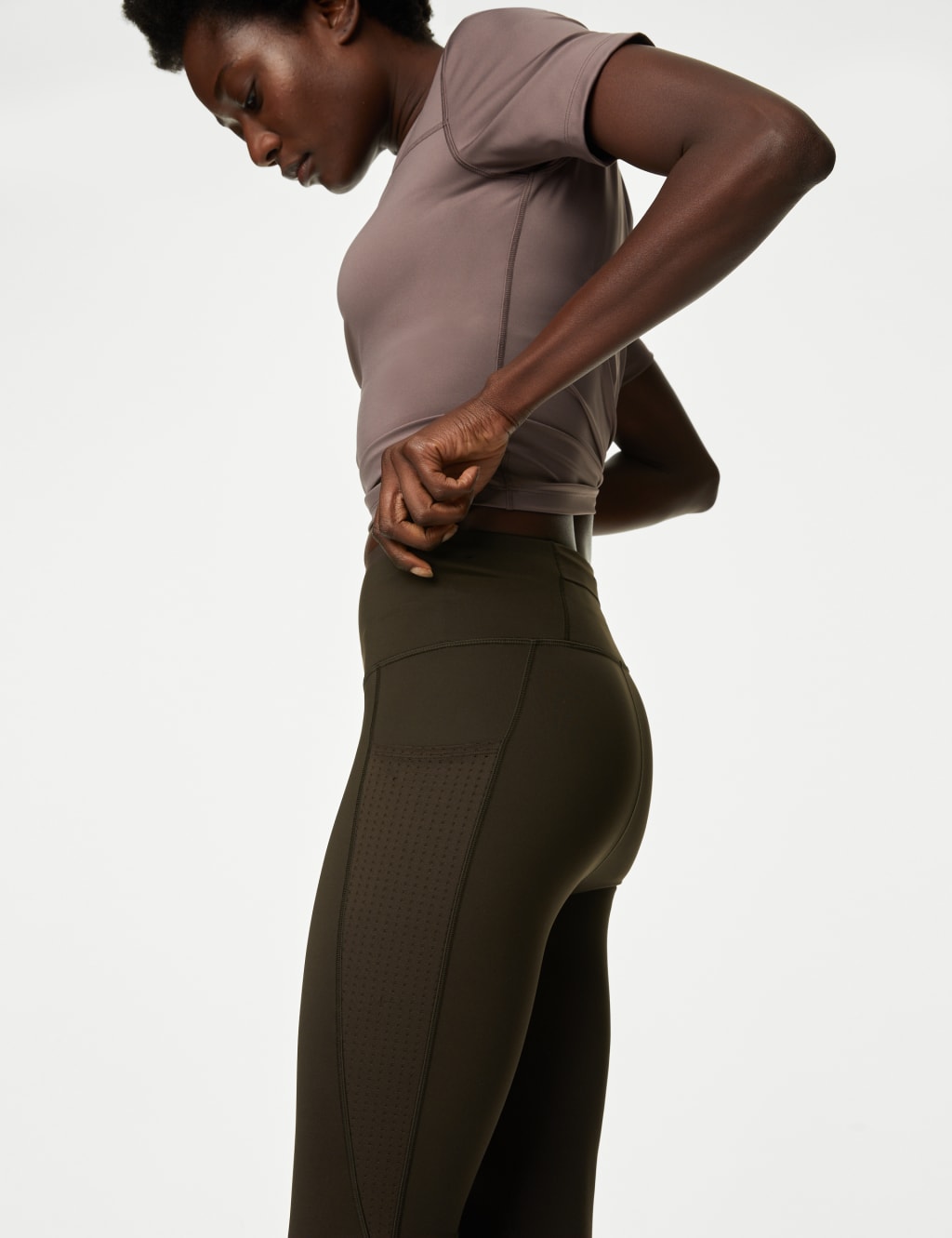 Ladies brown leggings uk deals