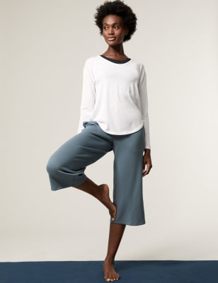 Wide leg best sale cropped culottes