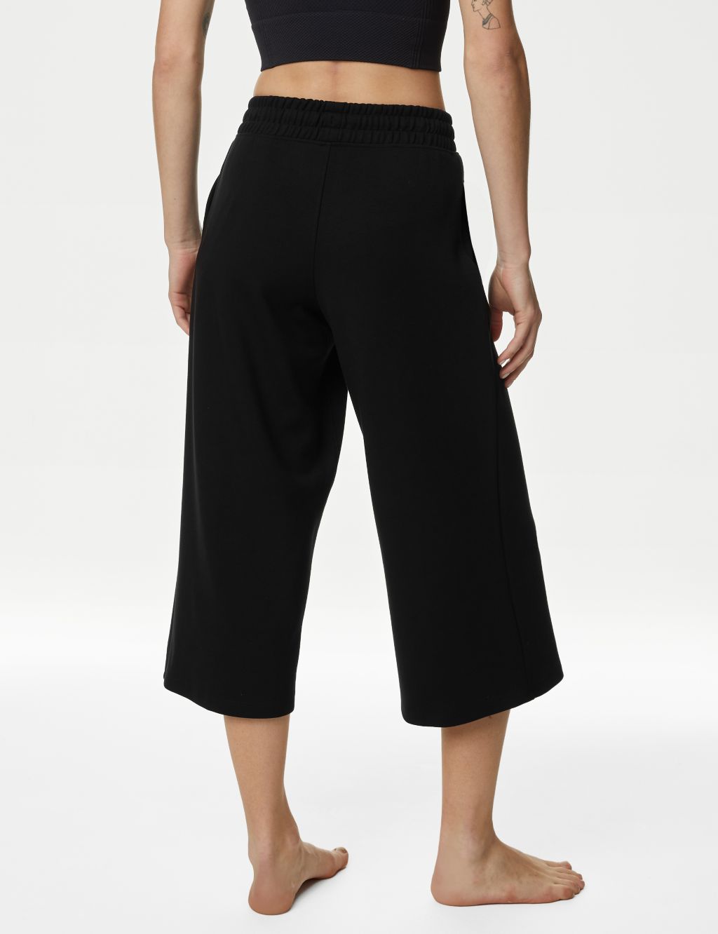 High Waisted Wide Leg Culottes image 5