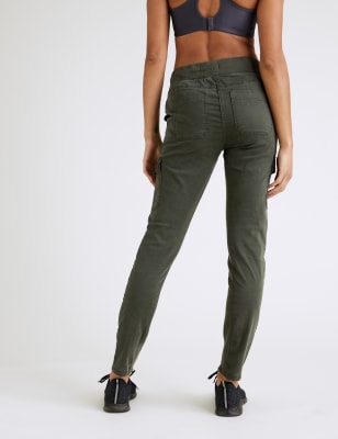 Cotton Rich Skinny Ankle Grazer Trousers