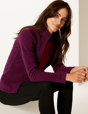 Womens fleece jacket deals marks and spencer